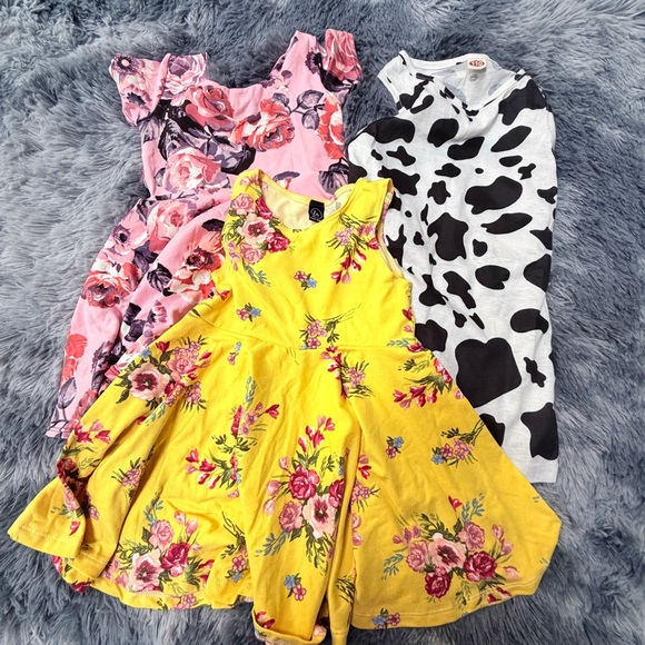 bundle lot 2T 3T girls dress spring Summer dresses prints solid - Picture 6 of 6